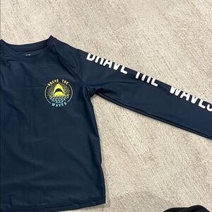 OshKosh B'gosh Navy 'Brave the Waves' rashguard
